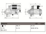 DENSO Starter dsn3079 für VW