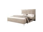 POLSTERBETT AURORA II 140x200 mit Bettkasten Opera Pearl