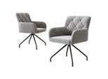 ESSZIMMERSTÜHLE Grey 2er-Set