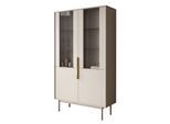 VITRINE MIRACLE mit Glasfront Kaschmir