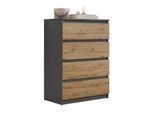 HIGHBOARD HANA M4 70 Artisan Eiche / Anthrazit