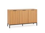 SIDEBOARD Auri 3 türen Eichenfarbe