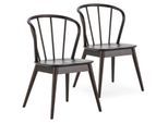 STUHL 2er-Set Brisa Farbe Schwarz, Massivholz