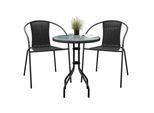 DINING LOUNGESET SIDE Gartenmöbelset aus Polyrattan