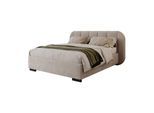 BETT AMARA 160x200 gepolstert mit Stauraum und Lattenrost, Royal Velvet 180