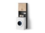 WASCHMASCHINENSCHRANK Ronco Goldkraft Eiche/Anthrazit 64 x 190.5 cm