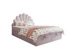 KONTINENTALBETT ASHLEY II mit Federkernmatratze 180x200 cm, Stoff: Magic Velvet 2249, Topper: nein