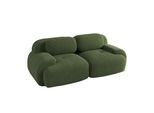 2-SITZER-SOFA in Premium-Cord Montagefrei