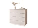 KOMMODE LINA KASCHMIR 95 cm mit LED-Beleuchtung Push-Open-System