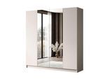 KLEIDERSCHRANK AUREL 4D mit Spiegel