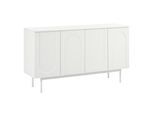 SIDEBOARD mit Druck-zu-Öffnen Türen, 140/42/80cm