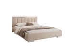 POLSTERBETT AURELIA SILVER mit Stauraum und Metallrahmen 180x200 Jasmine 22