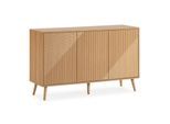 SIDEBOARD Telmo 3 türen Eichenfarbe
