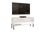LOWBOARD RTV Schrank CALANTE 90 cm auf geraden schwarzen Beinen