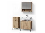 BADMÖBEL-SET ATERNO Viking Oak 3 Teile