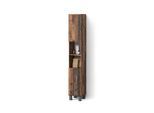 BADSCHRANK Fucino Eiche rustikal 30 x 190 cm