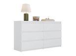 SIDEBOARD HANA M6 Weiß 140cm