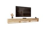 HÄNGESCHRANK TV-Möbel CALANTE LOFT 270 cm mit LED-Beleuchtung