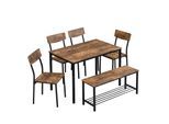 ESSTISCH SET braun