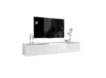TV-SCHRANK AURORA SILVER 180 cm mit LED-Beleuchtung – hängend