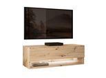 HÄNGESCHRANK TV-Möbel CALANTE LOFT 90 cm mit LED-Beleuchtung