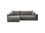 ECKSOFA Gepolstertes CLOUD mit Schlaffunktion und Bettkasten, Wind 21