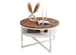 COUCHTISCH CIRI-X mit Regal Eichenholz Sterling