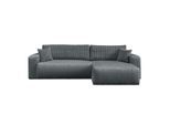 ECKSOFA PRESTIGE SOFT mit Schlaffunktion und Bettkasten, Tilia 85