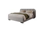 BETT AMARA 140x200 gepolstert mit Stauraum und Lattenrost, Royal Velvet 251
