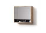 BADSPIEGELSCHRANK Temo Artisan Eiche/Anthrazit 80 x 72 cm