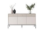 SIDEBOARDS MIDNIGHT 3D3S mit drei Schubladen auf Gestell kaschmir