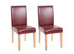 ESSZIMMERSTUHL Bordeaux 2er-Set