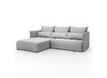ECKSOFA APOLLO L mit Schlaffunktion und Bettkasten – linke Seite