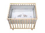 LAUFGITTER 100x75 Jumbo twins grau