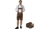 tectake® Lederhose Jonathan