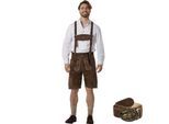 tectake® Kurze Lederhose Jakob