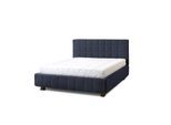 Letti Moderni Polsterbett Quadro 180x200 in Siena Dark Blue