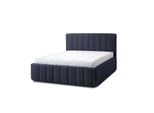 Letti Moderni Polsterbett Calma Grande 180x200 in Siena Dark Blue
