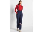 bonprix Ski Funktions-Thermohose mit abnehmbaren Trägern wasserdicht, blau, Gr.46, Wärmende Skihose wasser- und winddicht mit Trägern und Schneefang, Straight Fit