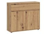 Möbelix , Eiche Artisan , Holzwerkstoff , 1 Fächer , 1 Schublade(n) Schubladen , 92x86x35 cm ,