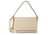 Umhängetasche GABOR "Gela", Damen, Gr. B/H/T: 33cm x 23cm x 11cm, beige, Polyurethan, clean, gepflegt, unifarben, Taschen Umhängetasche, weiches Kunstleder mit elegantem Schultergurt aus edlem Gewebeband