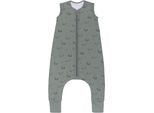 Babyschlafsack FILLIKID "mit Beinen, TOG 0,5", Baby, Gr. 80, Reißverschlussmitte, wal, Obermaterial: 100% Baumwolle, Schlafsäcke, für den Sommer und Raumtemperatur über 24