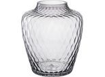 Dekovase LEONARDO "GK/Vase GIULIA", grau, B:18cm H:20cm T:18cm, Glas, Vasen