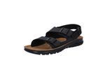 Sandale BIRKENSTOCK "Kano", Damen, Gr. 40, schwarz, Obermaterial: 100% sonstige Fasern AF., Schuhe Sandale