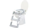 Toilettentrainer FILLIKID "Ben", Baby, grau (weiß, grau), Polypropylen (PP), Töpfchen