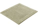 Badematte KLEINE WOLKE "Net, Badvorleger, Badezimmer Teppich", grün (schilf), H:17mm, Baumwolle, Badematten, Badematte, Badteppich, Uni Farben, rutschhhemmend