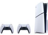 PLAYSTATION 5 Konsolen-Set "Disk Edition inkl. zweitem DS Wireless-Controller", schwarz-weiß (weiß, schwarz), B:35,8cm H:9,6cm T:21,6cm, Spielekonsolen, Topseller