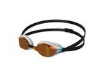 Speedo Unisex Fastskin Speedsocket 2 zwembril voor volwassenen (Wit/zilver)