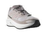 Laufschuh SALOMON "AERO FLOW GRVL", Herren, Gr. 42,5, weiß, paloma, cloudburst, Synthetik, Textil, Schuhe Laufschuh, Gravelrunning-Schuhe für alle Untergründe