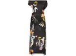 Desigual Schwarzes Viskose Damenkleid